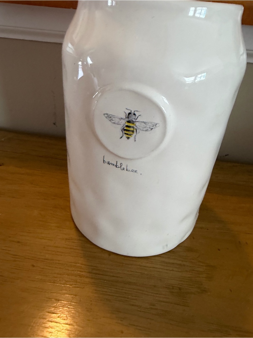 Rae Dunn bumblebee Canister - Lidded Kitchen Storage - Picture 7 of 11